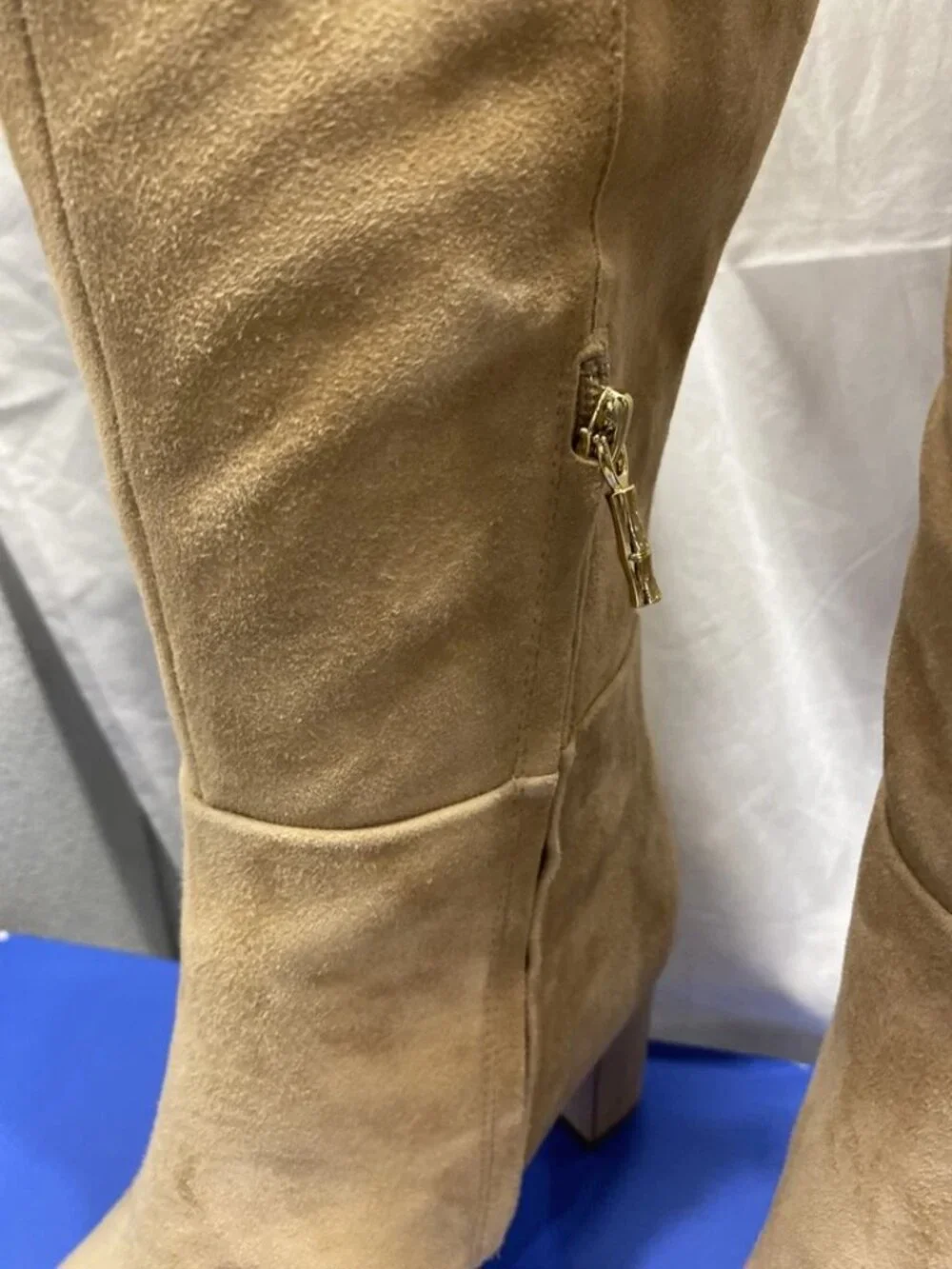 NEW J.McLaughlin Eden Tall Boots Sand Suede US W7